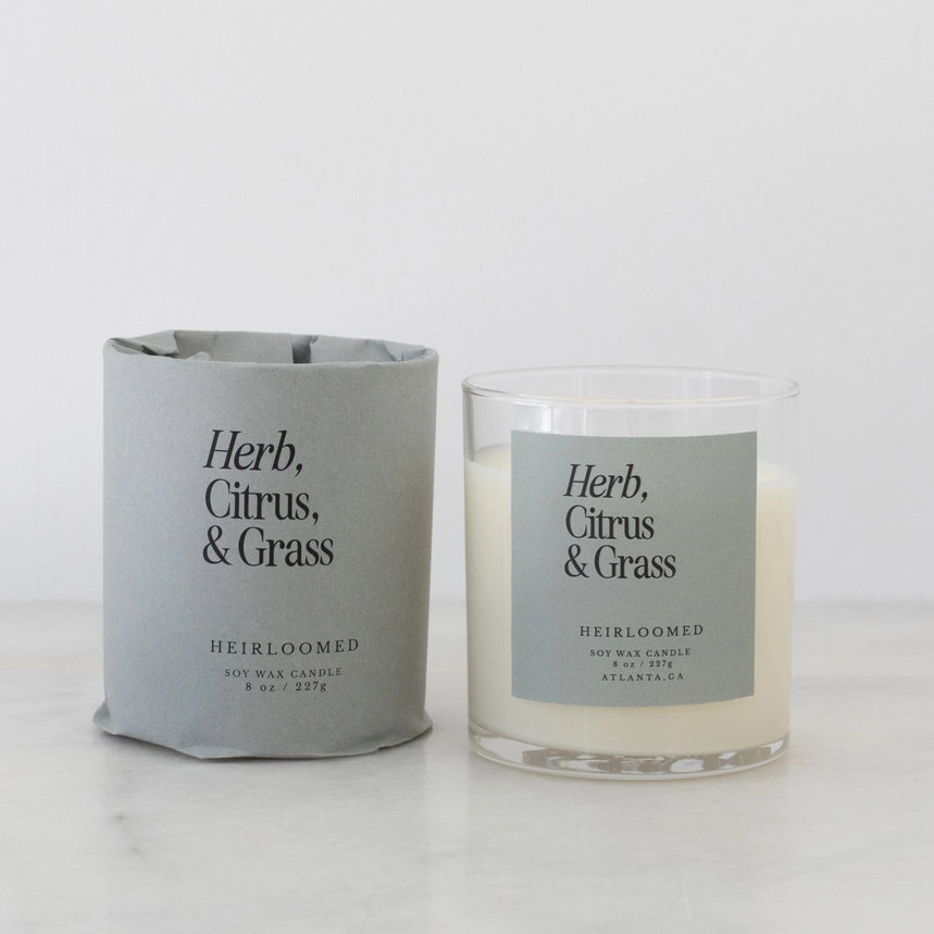 Heirloom Collection Candle - Herb, Citrus, Grass