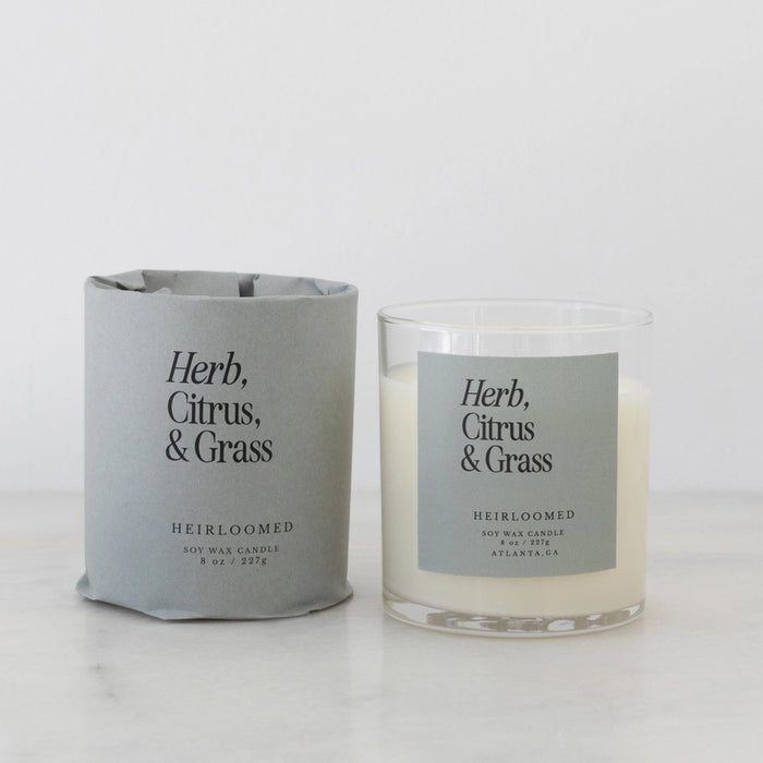 Heirloom Collection Candle - Herb, Citrus, Grass