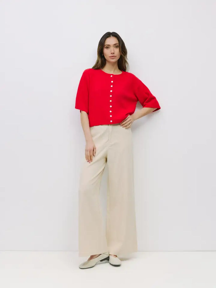 The Stacey Cardigan (red)