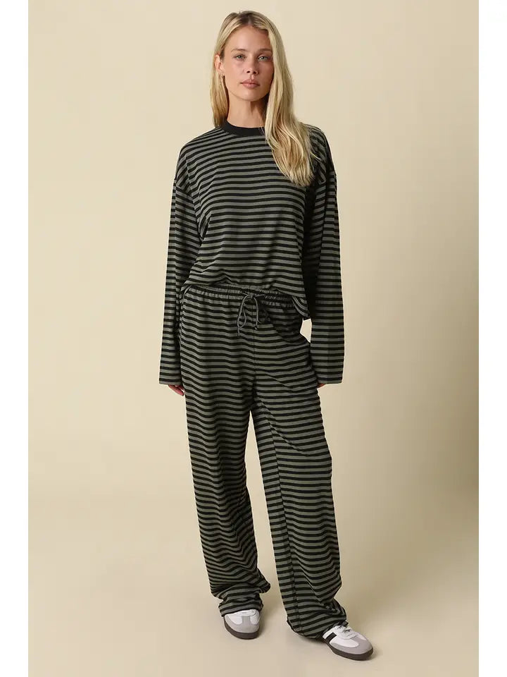 Reese Striped Long Sleeved Top