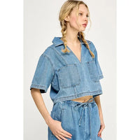 Darcy Denim Top