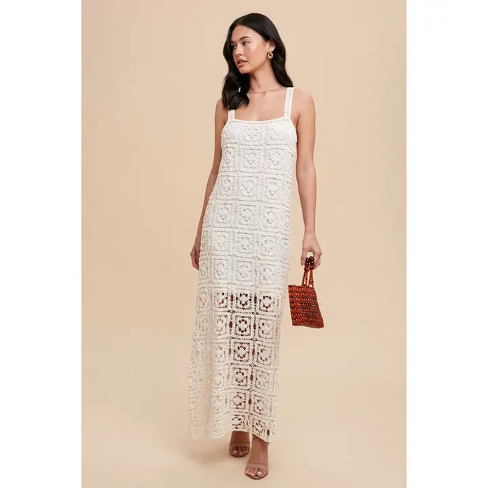 The Cabo Crochet Maxi Dress