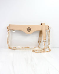Madi Clear Crossbody NUDE