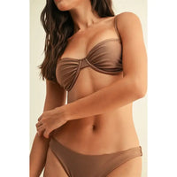 Lorenzo Bikini Top (toast) - GEORGE-MARY'S