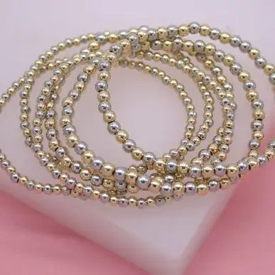 Alternating Two-Toned Bracelet