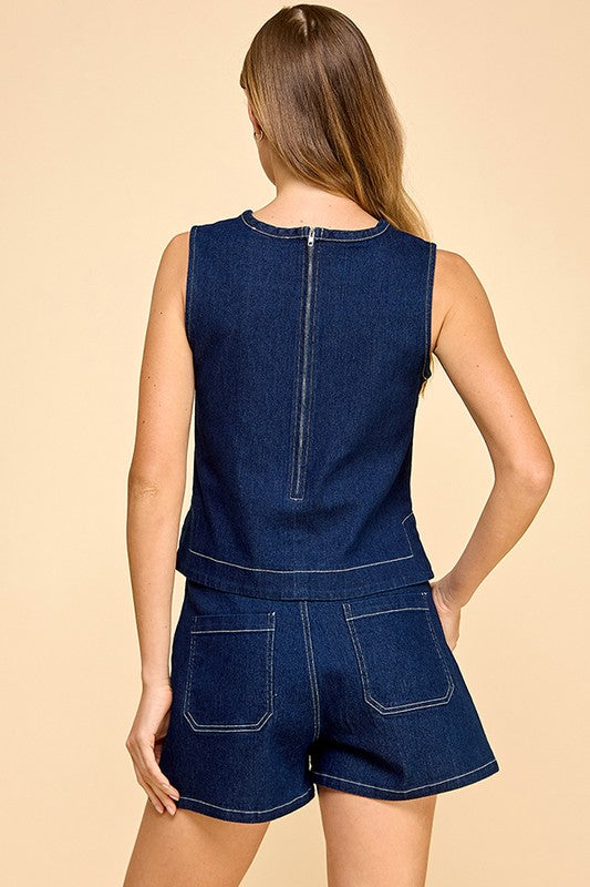 Perry Denim Vest