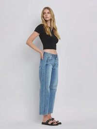 Tingle High Rise Barrel Jeans