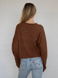 The Piper Cardigan (brown)
