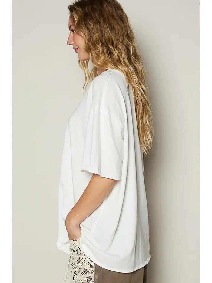 Vernon Oversized Tee (white)