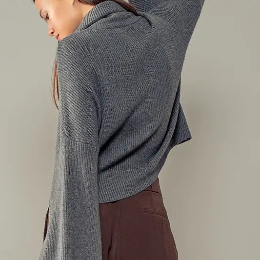 The Belmont Sweater (charcoal)