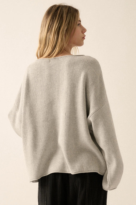 New Harbour Sweater (heather grey)