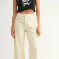 Barrel Twist Jeans (cloud) - GEORGE-MARY'S