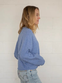 The Piper Cardigan (dusty blue)