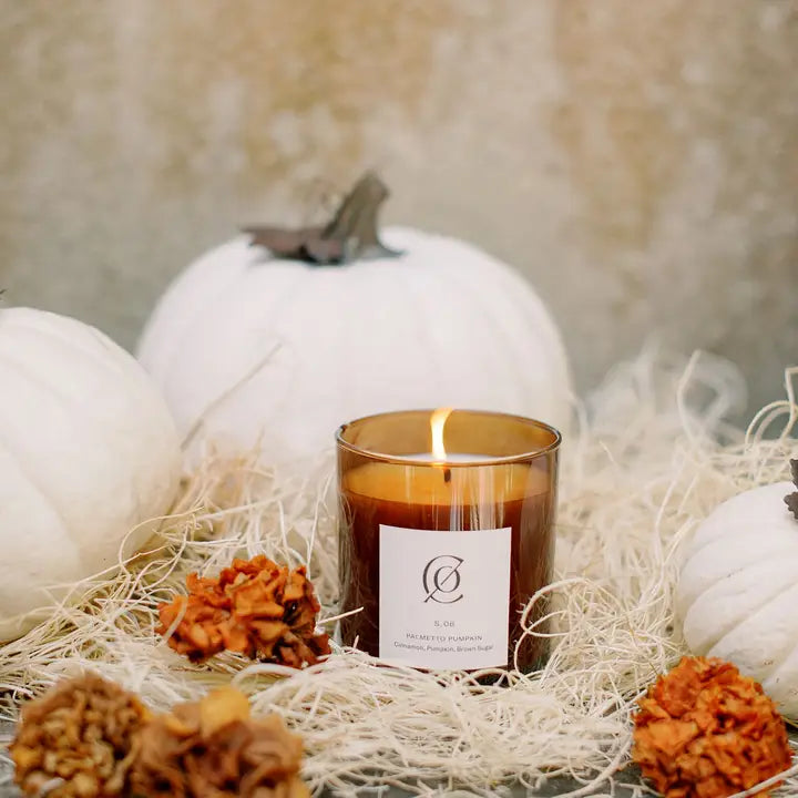 S. 06 Palmeto Pumpkin Candle