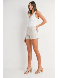 Patch Pocket Shorts (ecru)