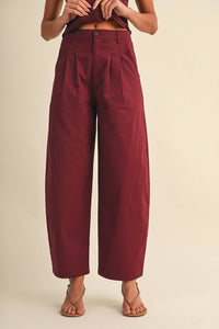 Flint Corset Pants (maroon)