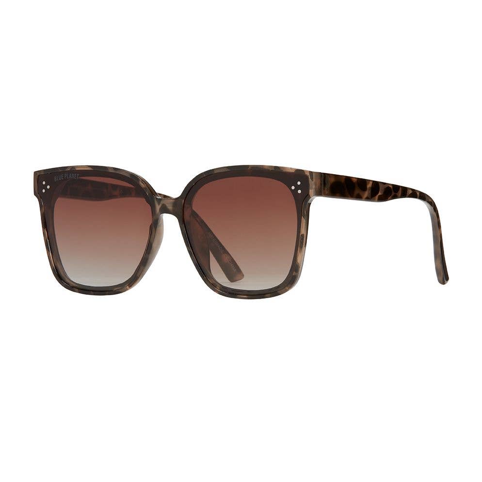 Jules -  Grey Tortoise / Gradient Brown Polarized Lens