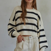 James Cropped Sweater