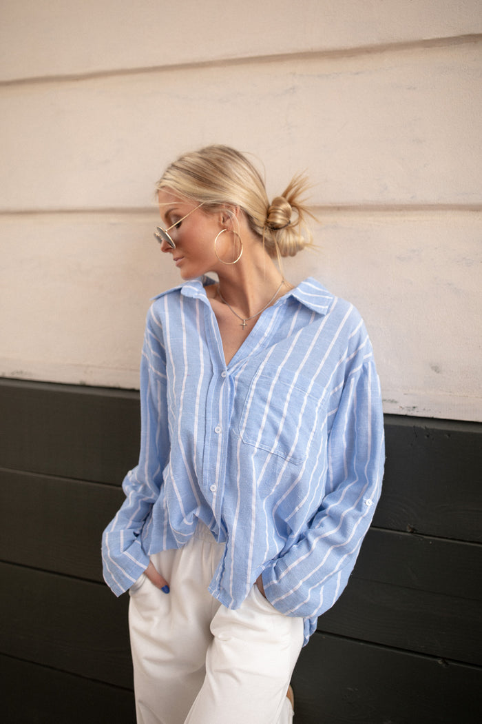 Rory Striped Button Down