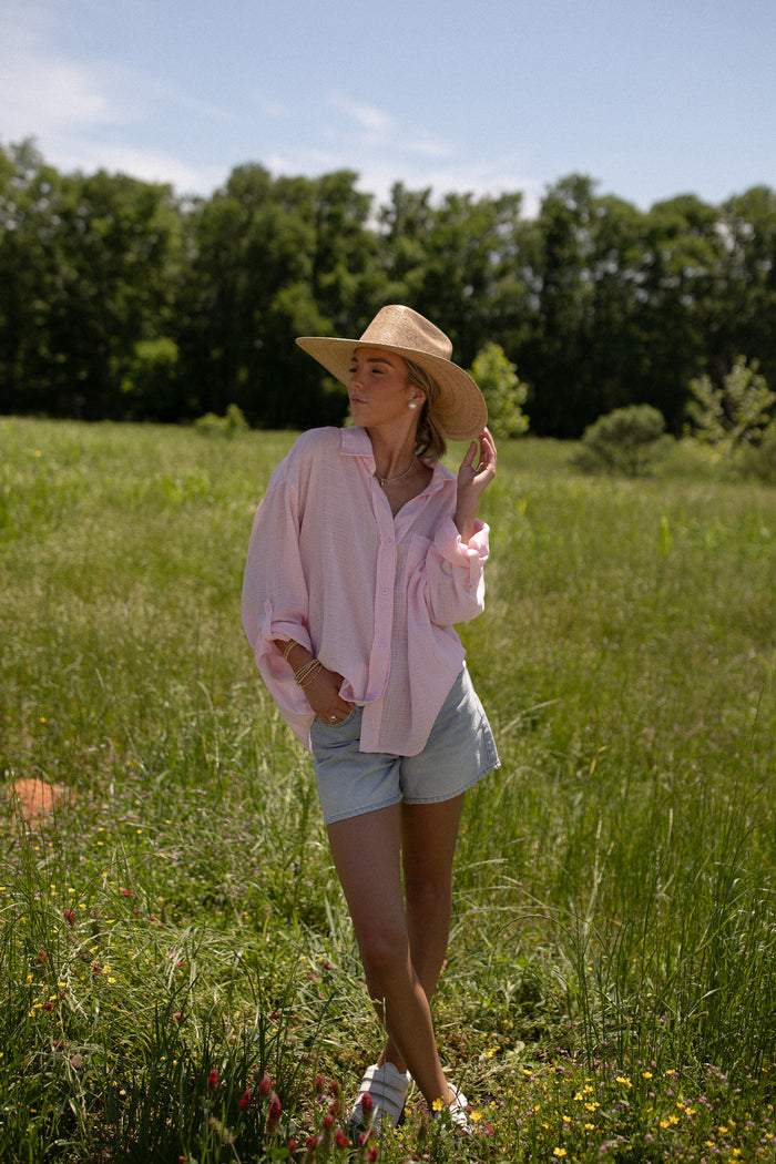 BEST SELLER Fair Weather Blouse (pink)