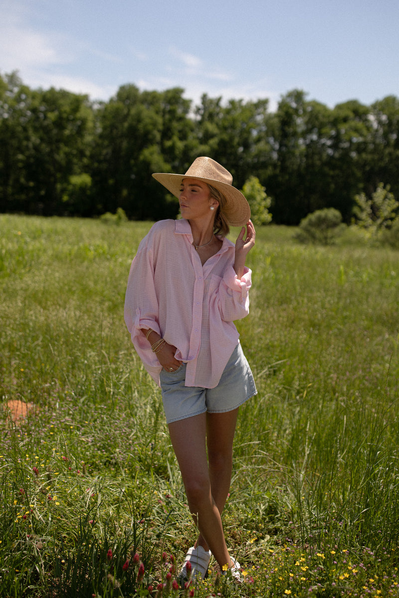 BEST SELLER Fair Weather Blouse (pink)