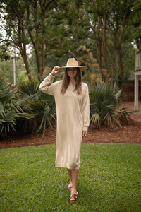 The Percy Sweater Dress (natural)