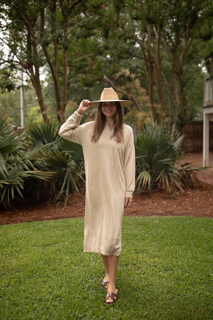 The Percy Sweater Dress (natural)