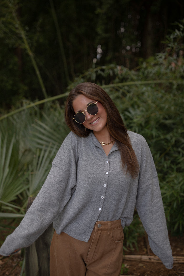 The Piper Cardigan (grey)
