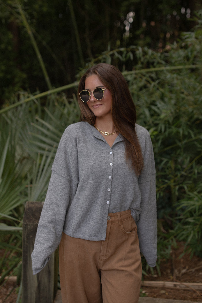 The Piper Cardigan (grey)