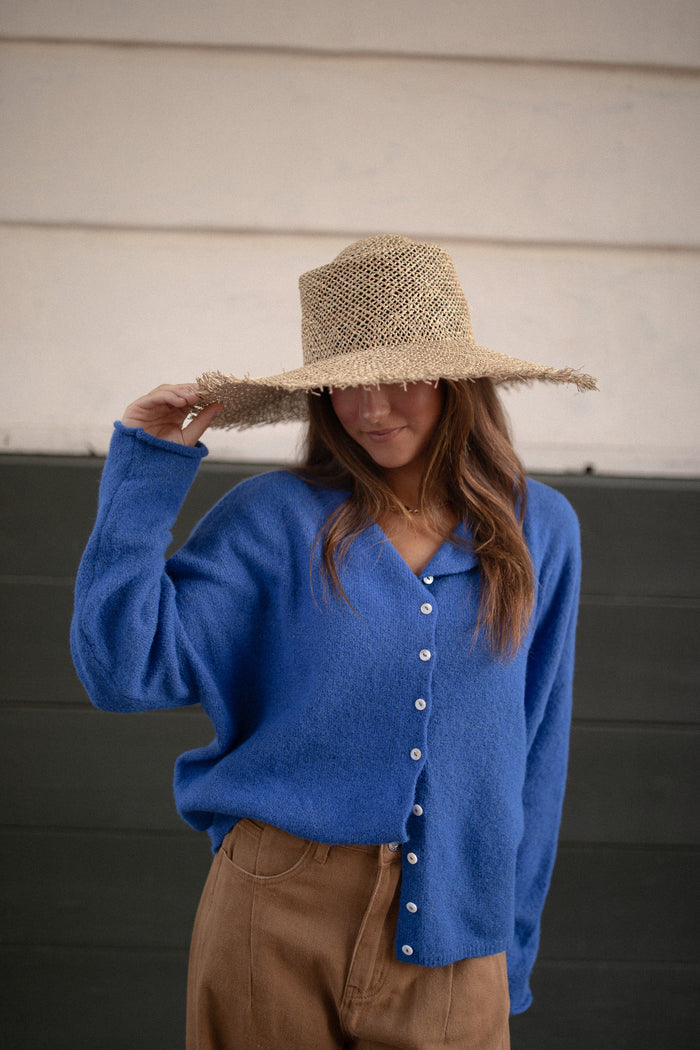 The Piper Cardigan (cobalt)
