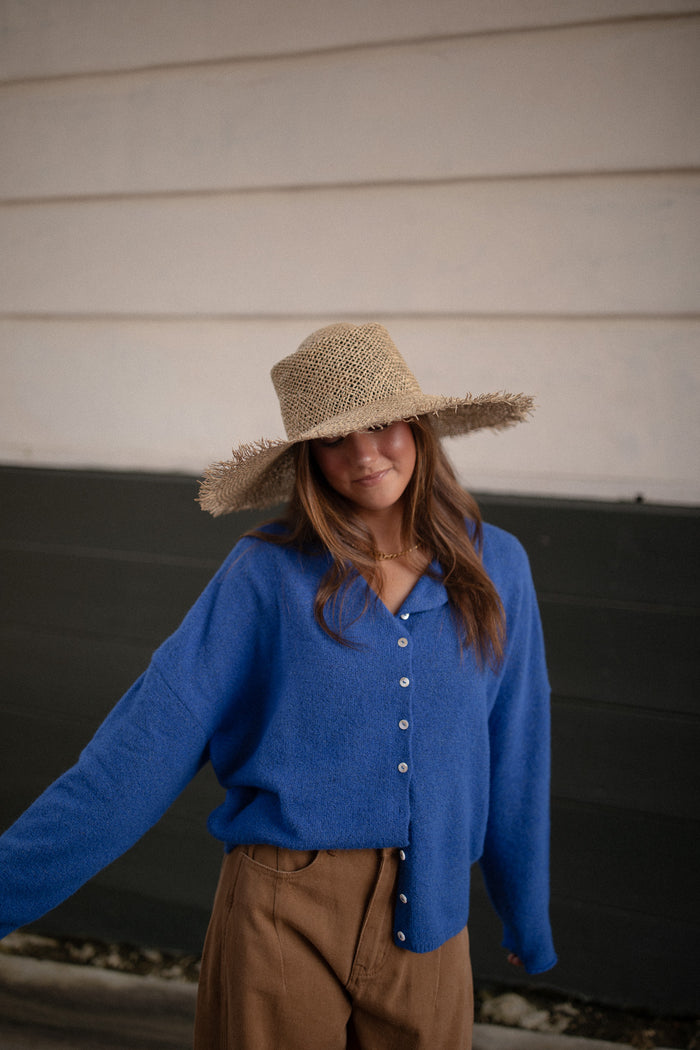 The Piper Cardigan (cobalt)