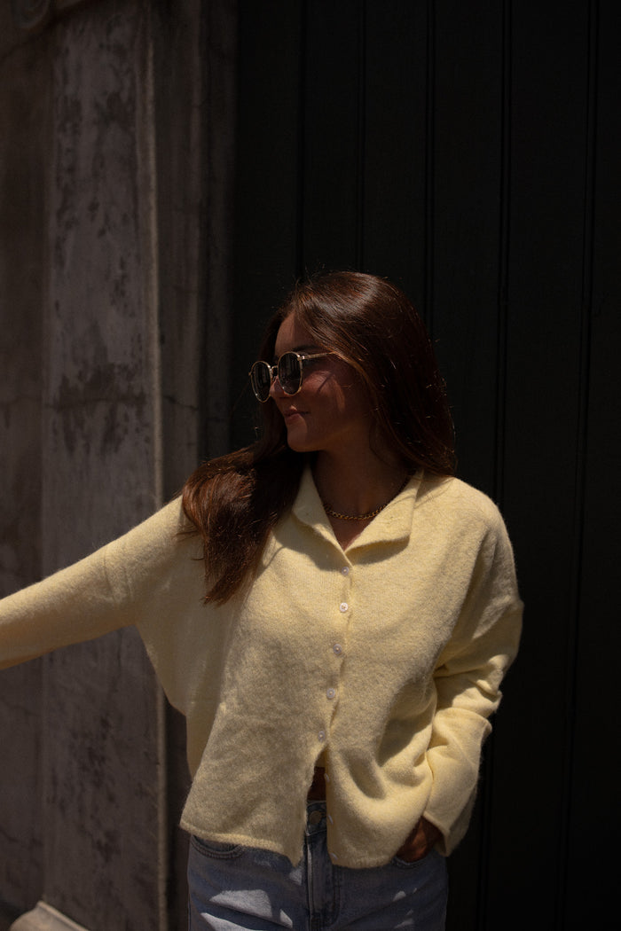 BEST SELLER The Piper Cardigan (butter)