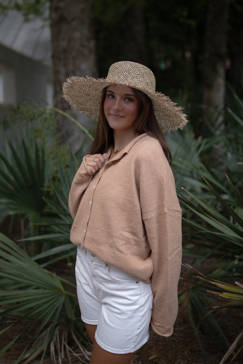 The Piper Cardigan (camel)