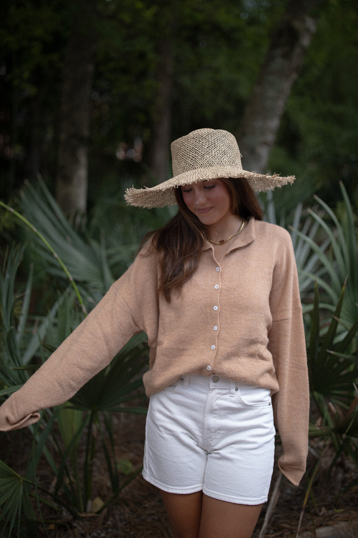 The Piper Cardigan (camel)