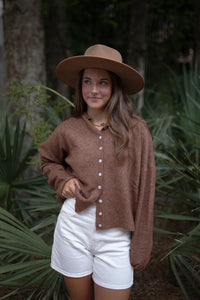 The Piper Cardigan (brown)