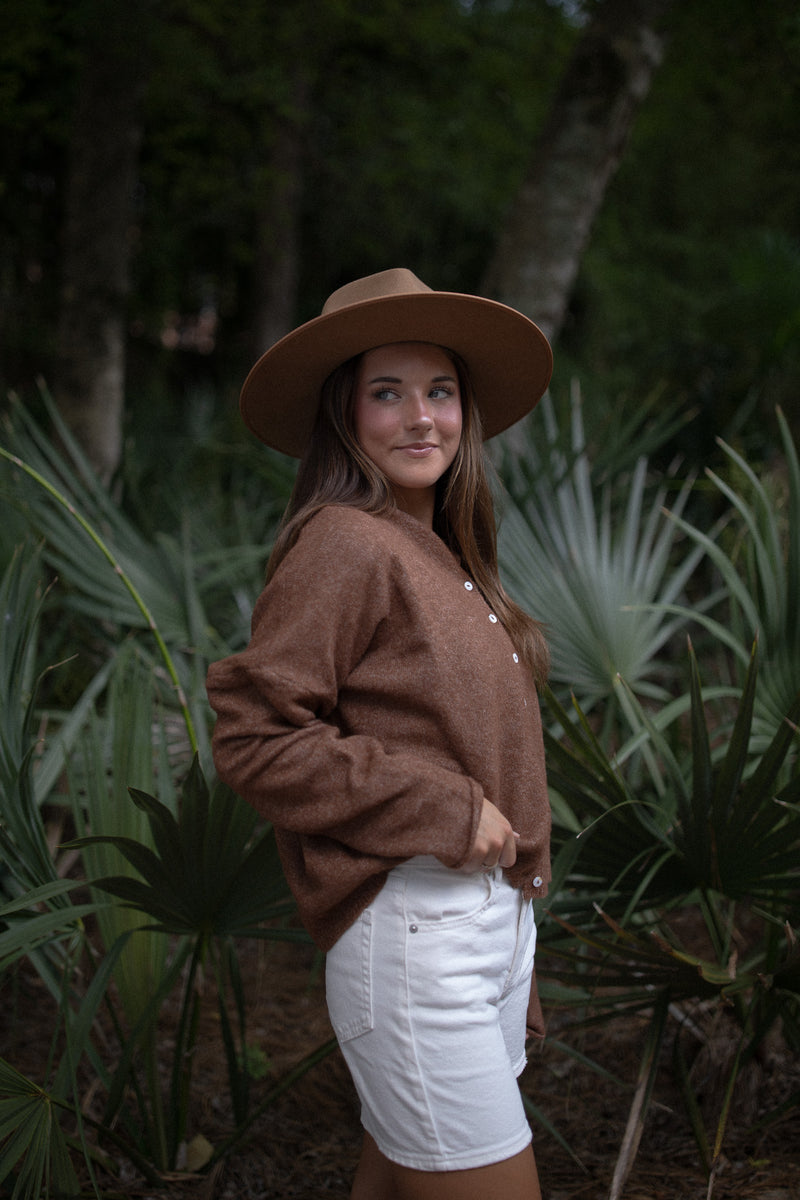 The Piper Cardigan (brown)