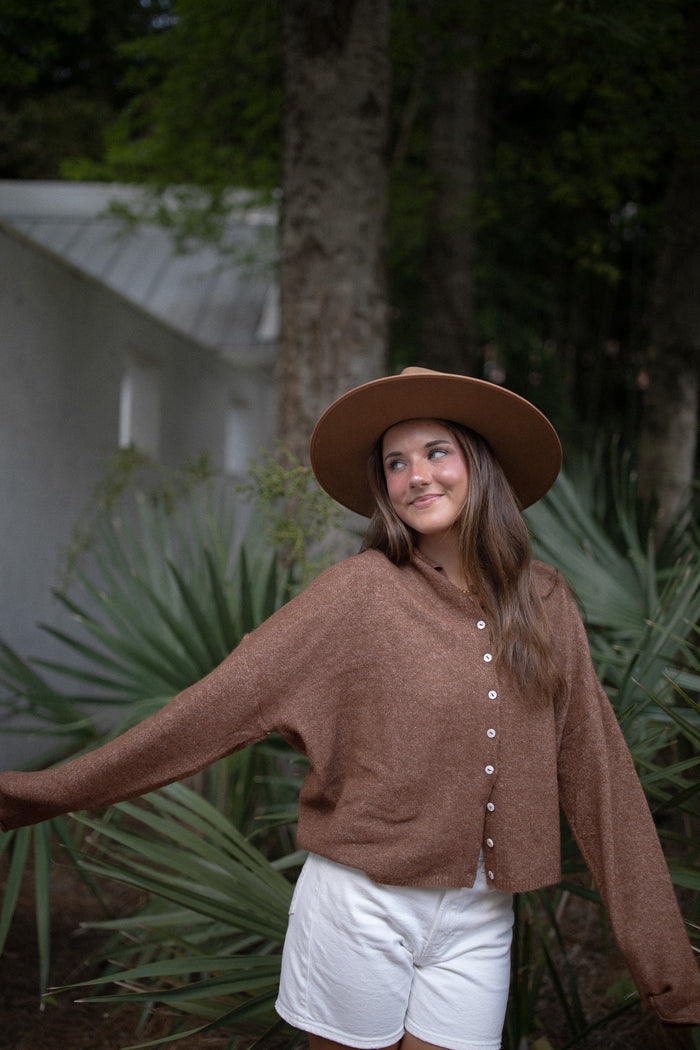 The Piper Cardigan (brown)