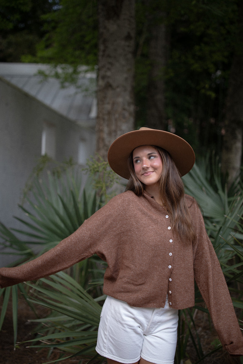 The Piper Cardigan (brown)