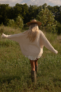 Monroe Checkered Sweater (ivory)