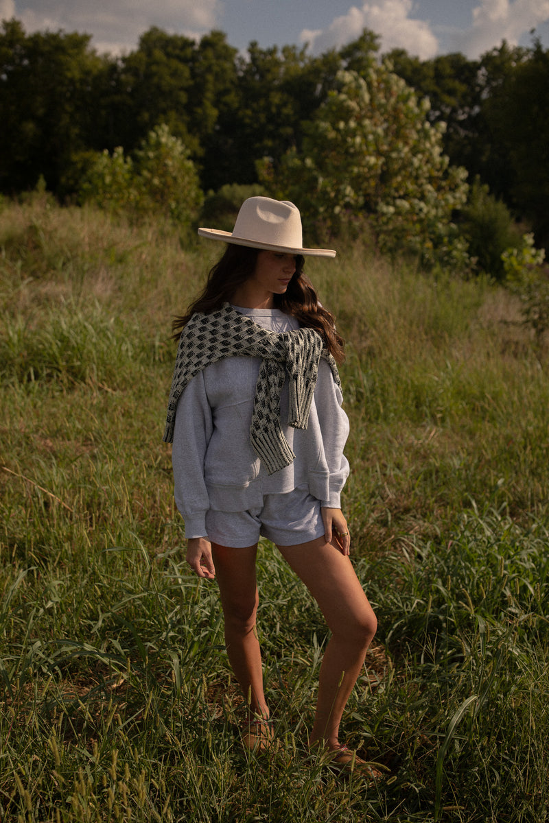 Rollover Lounge Shorts (grey)