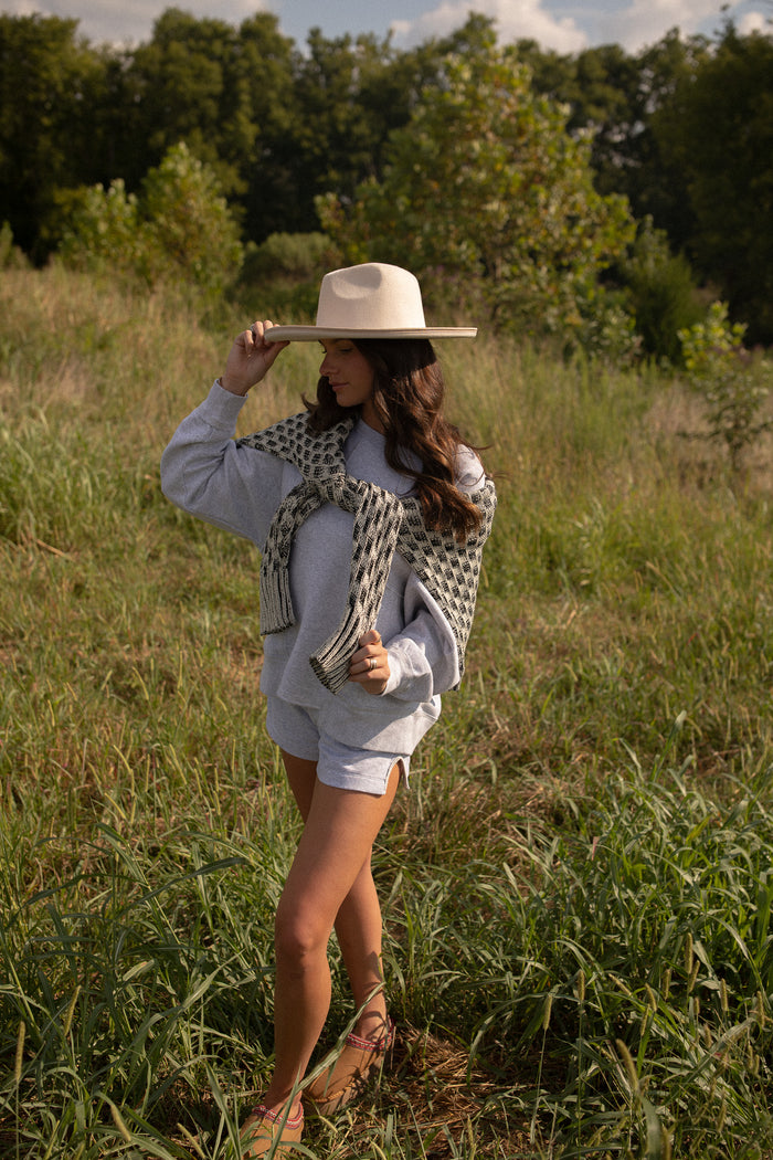 Rollover Lounge Shorts (grey)