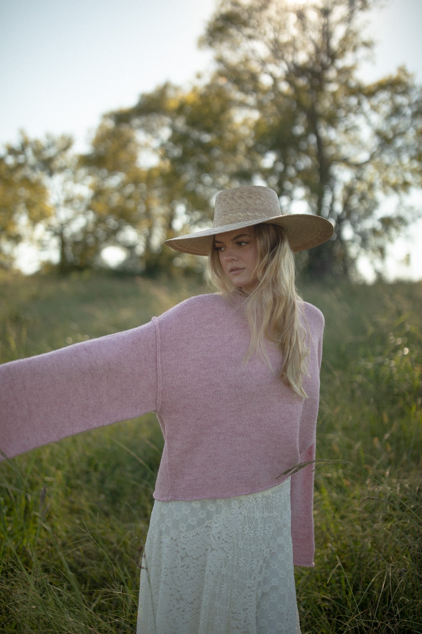 Sunsets Sweater (pink)