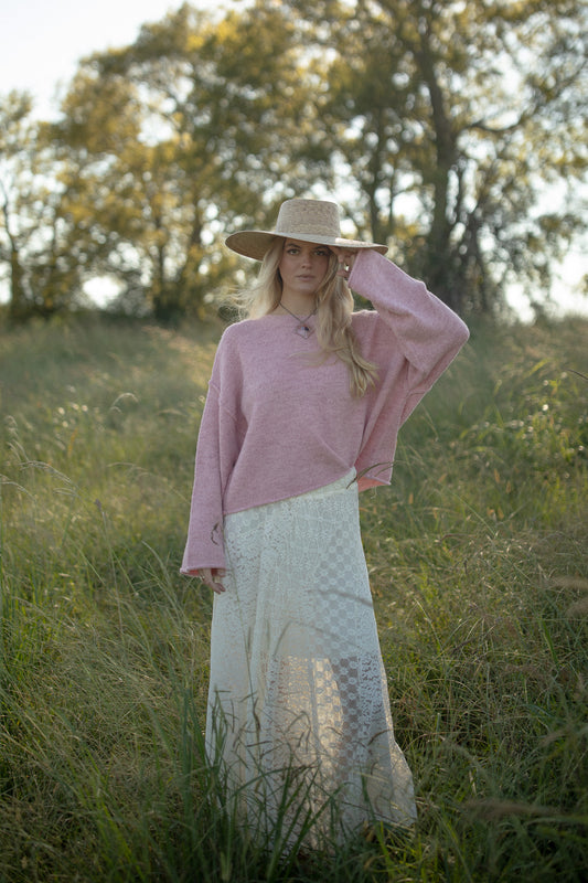 Sunsets Sweater (pink)