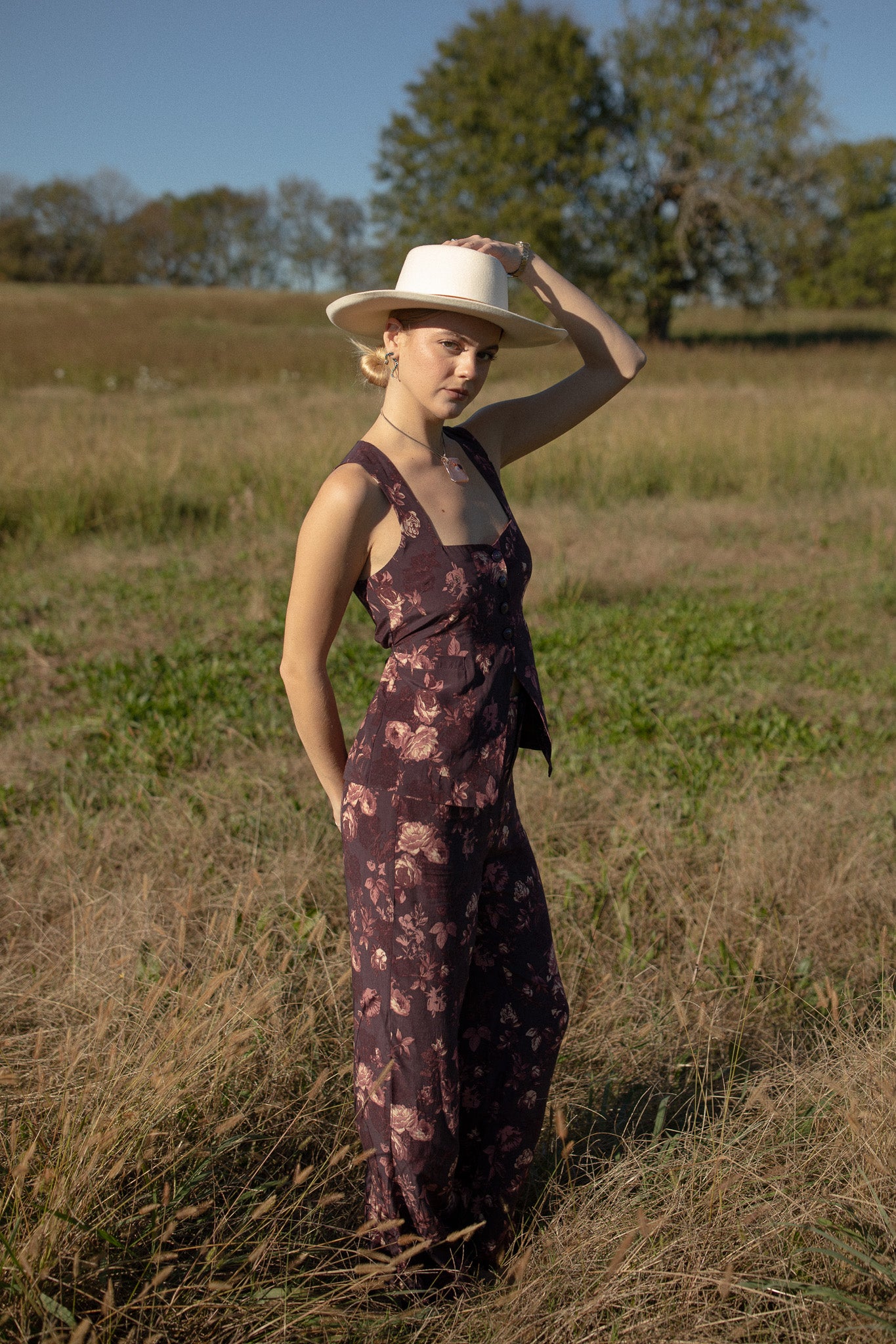 Pamela  Brown Floral Top