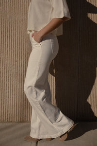 Highrise White Denim