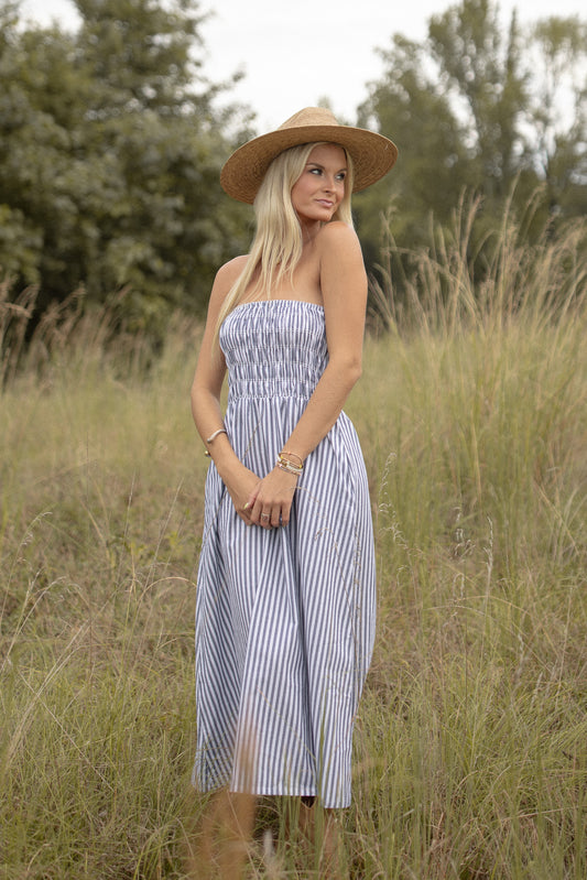 Charlotee Smocked Tube Dress