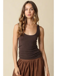 Townes Rib Tank (brown)