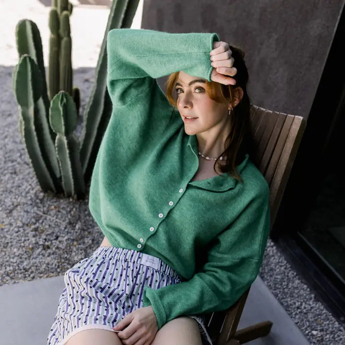 BEST SELLER The Piper Cardigan (kelly green)