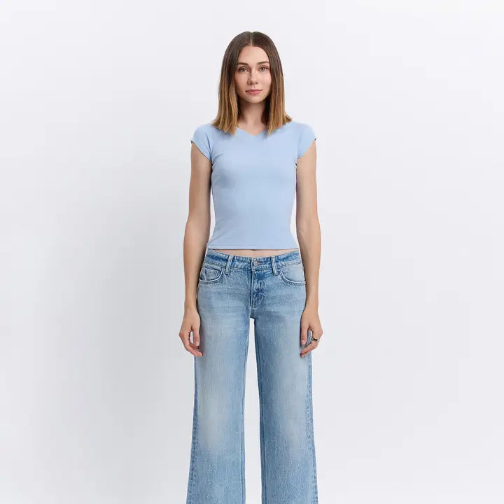 BEST SELLER London Low Rise Baggy Cuffed Jeans