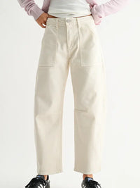 Utility Barrel Jean (ecru)